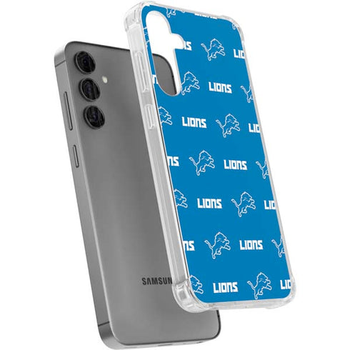 NFL Detroit Lions Blitz Series Galaxy S24 Plus Clear Case